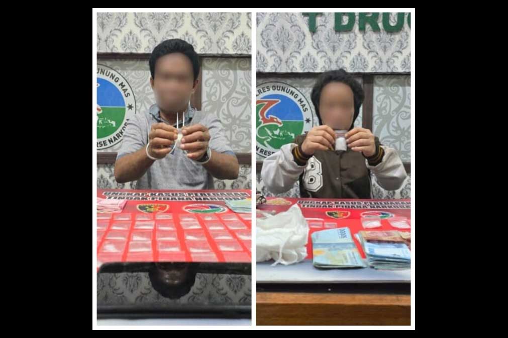 Polres Gumas Berhasil Tangkap Dua Pengedar di Desa Tumbang Empas