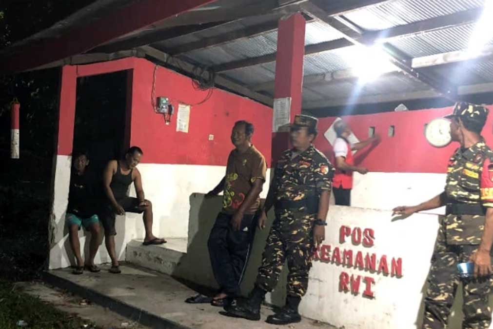 Babinsa Kodim 1016 Palangka Raya Gelar Patroli Gabungan Bersama Komduk, Pastikan Wilayah Tetap Kondusif