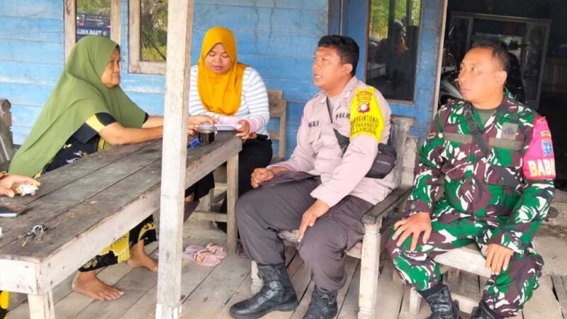 Sinergi TNI-Polri, Ciptakan Situasi Kondusif di Wilayah Binaan