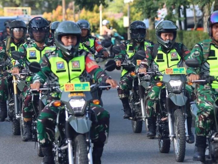 Ciptakan Kondusifitas Dan Keamanan Wilayah, Anggota Kodim 1016/Plk Laksanakan Patroli Gabungan