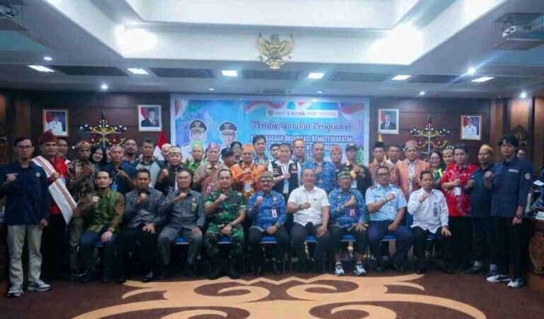 Pemerintah Daerah Kalteng Dorong Penguatann Kelembagaan Ormas.