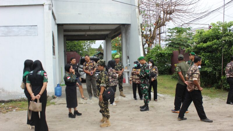 Berikan Rasa Aman, Anggota Kodim 1016/Plk Bersama Ormas Patroli di Gereja Pantekosta