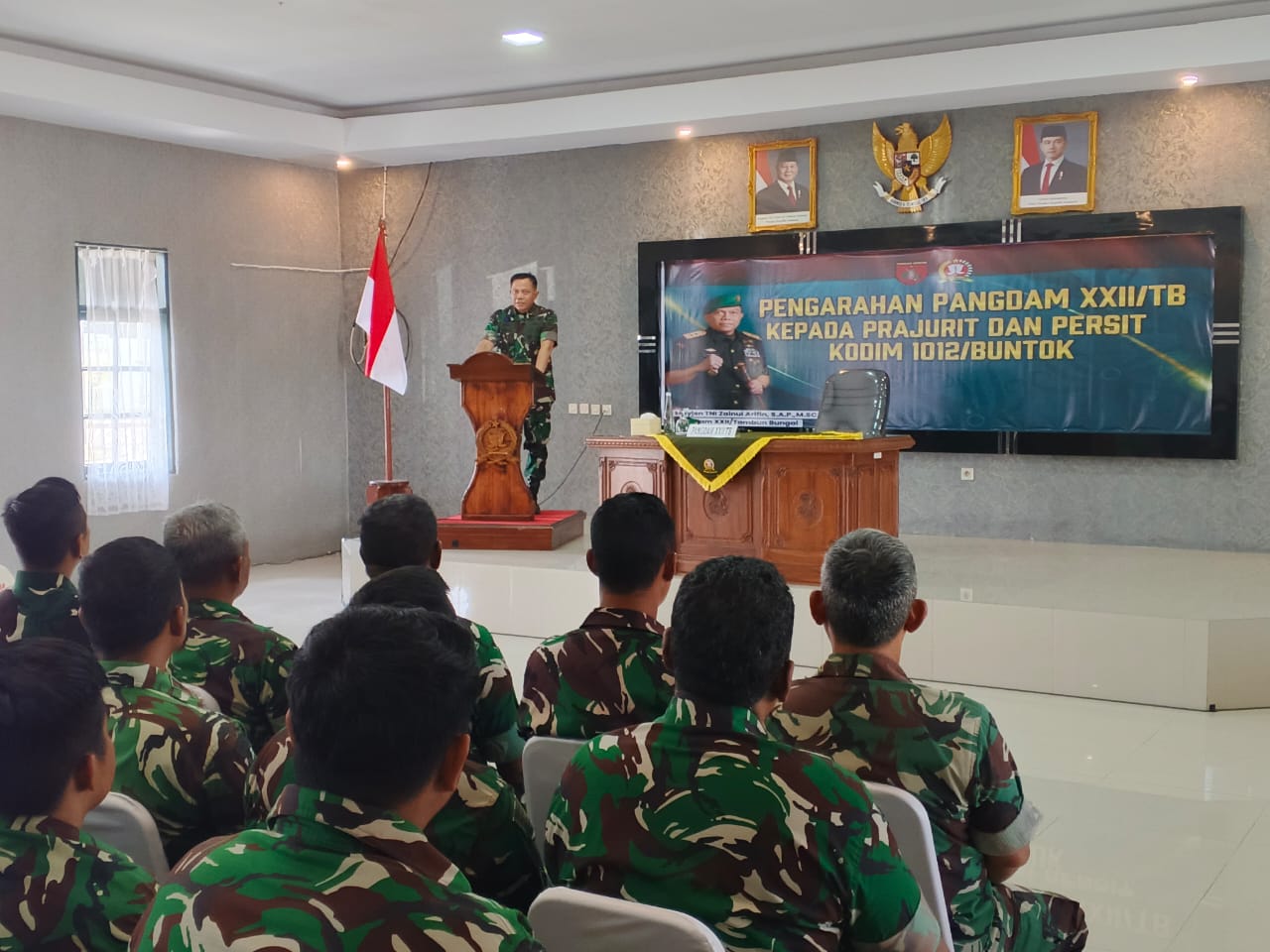 Pangdam XXII/TB Beri Arahan Prajurit dan Persit Kodim 1012/Buntok