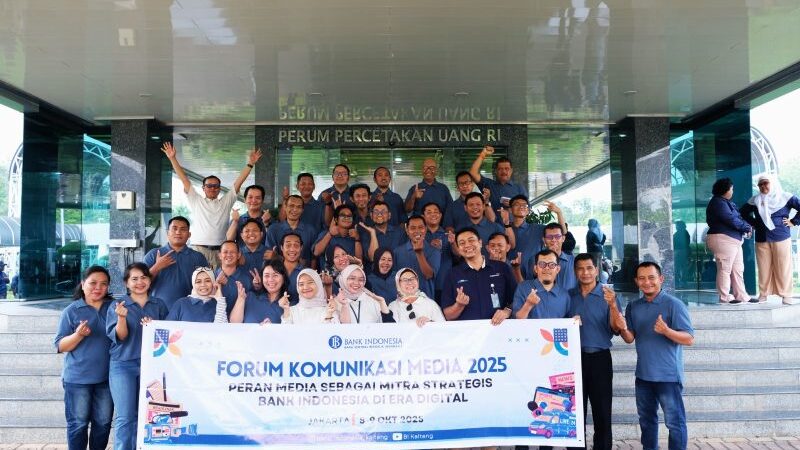 Tambah Literasi URI, Jurnalis Kalteng Berkunjung ke Peruri.