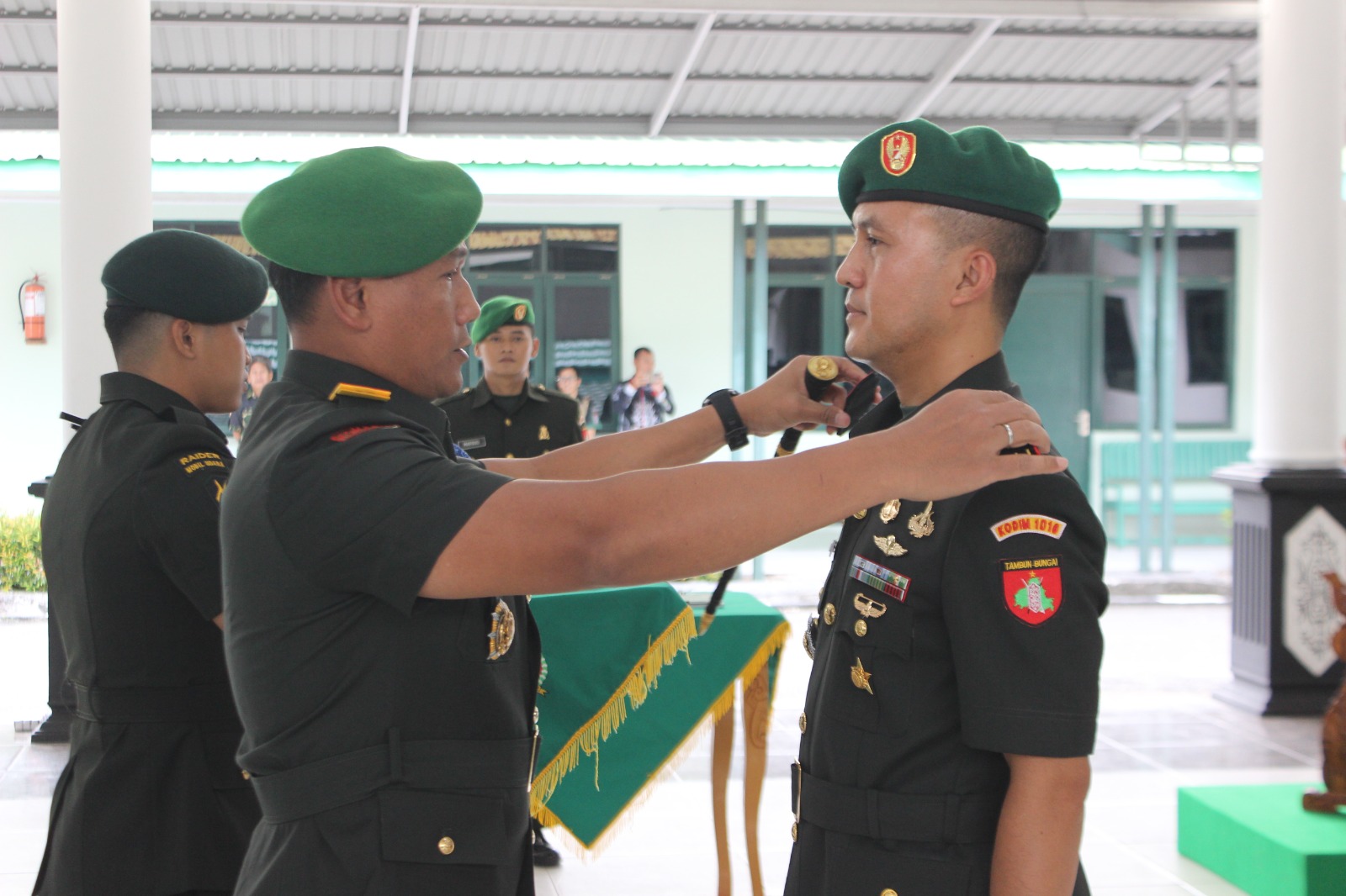 Danrem 102 Panju Panjung Serah terimakan Jabatan Dandim Palangka Raya 