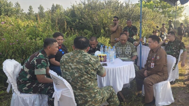 Kadishut Kalteng Dampingi Pangdam Tinjau Lahan Rencana Pembangunan Markas dan Perumahan Kodam XXII/Tambun Bungai