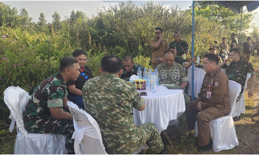 Kadishut Kalteng Dampingi Pangdam Tinjau Lahan Rencana Pembangunan Markas dan Perumahan Kodam XXII/Tambun Bungai