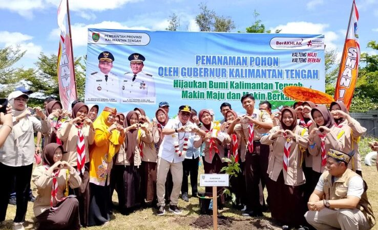 Kunjungi SMAN 1 Kumai, Gubernur Disambut Hangat.