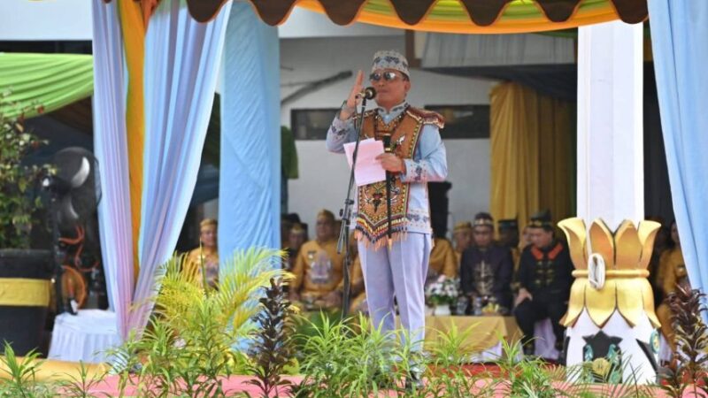 Pimpin Upacara Harjad Kobar ke 66, Gubernur Berdoa Semakin Makmur.