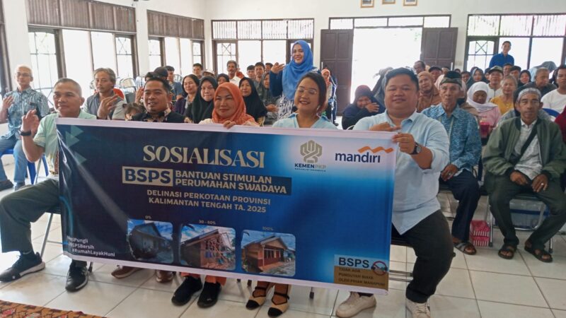 Disosialisasikan Program Bantuan Stimulan Perumahan Swadaya.