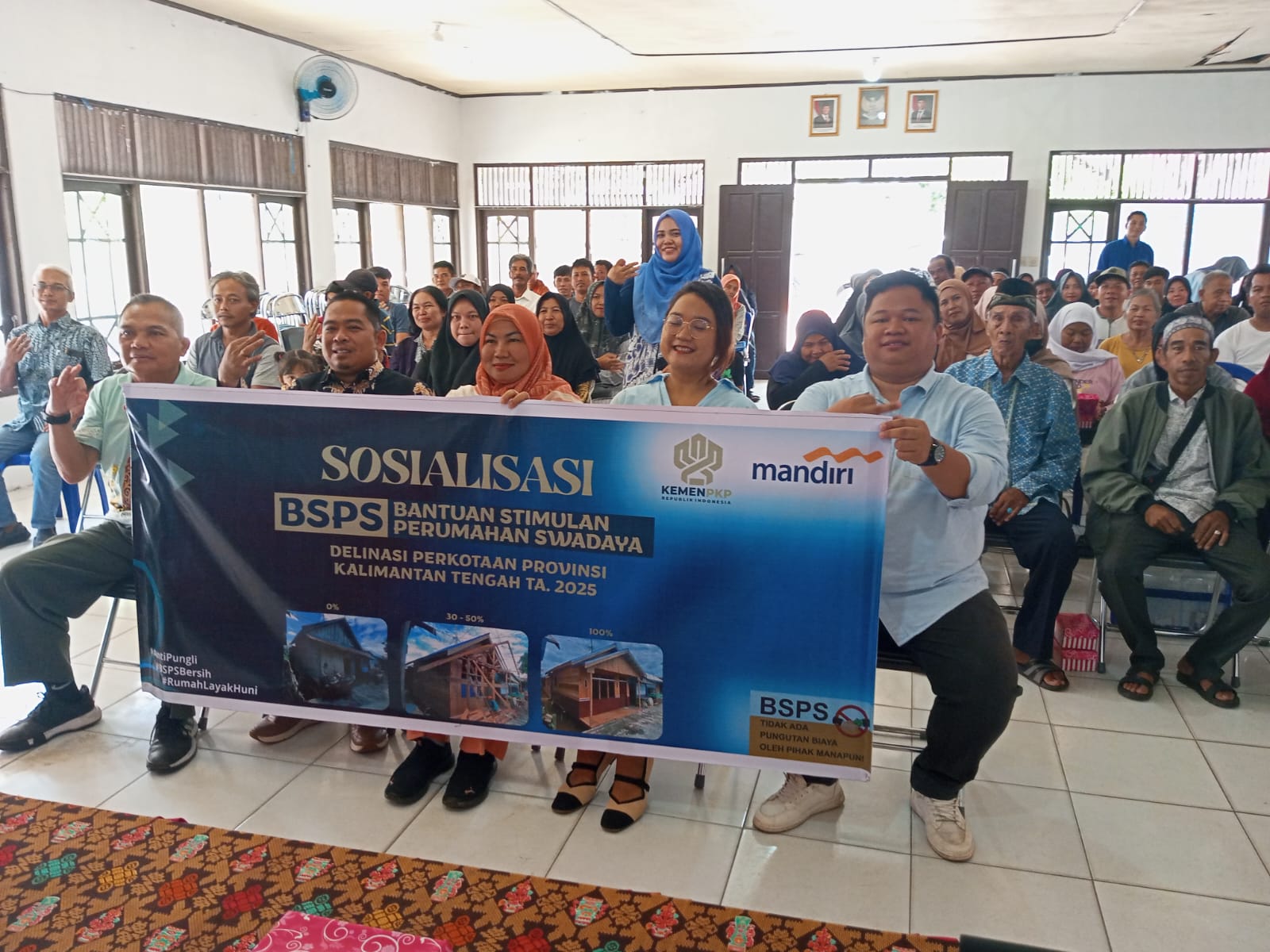 Disosialisasikan Program Bantuan Stimulan Perumahan Swadaya.