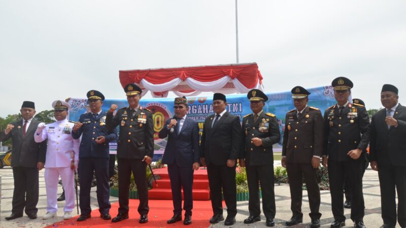 Kasdam XXII/TB Pimpin Upacara HUT ke-80 TNI Tahun 2025.