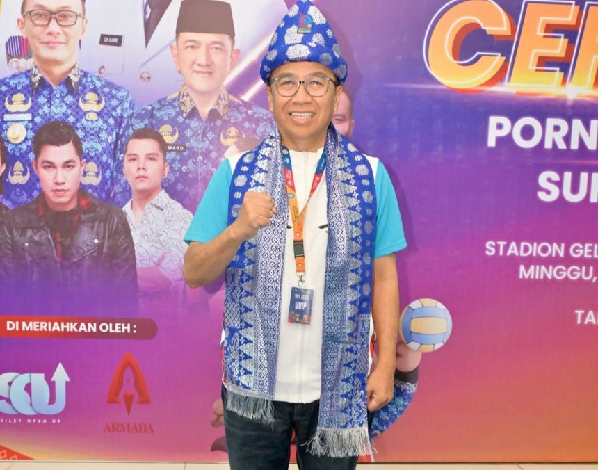 Plt Sekda Kalteng Hadiri Pembukaan Pornas Korpri XVII Palembang.