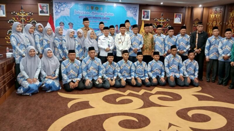 Gubernur Kalteng, Lepas Jafilah Kalteng Ikuti STQH Tingkat Nasional ke-28.