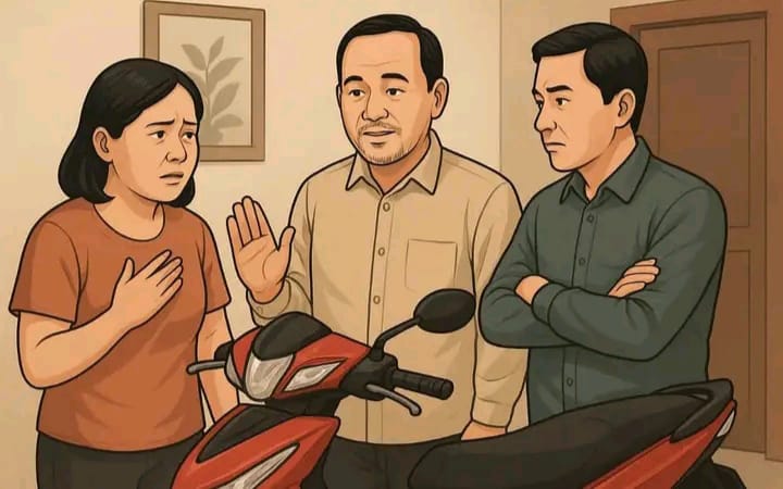 Motor Digadai Mau Ditebus Tapi Tak Kunjung Diberikan, IRT di Palangka Raya Curhat ke Cak Sam, Makelar Gadai Dibina Dan Dimediasi