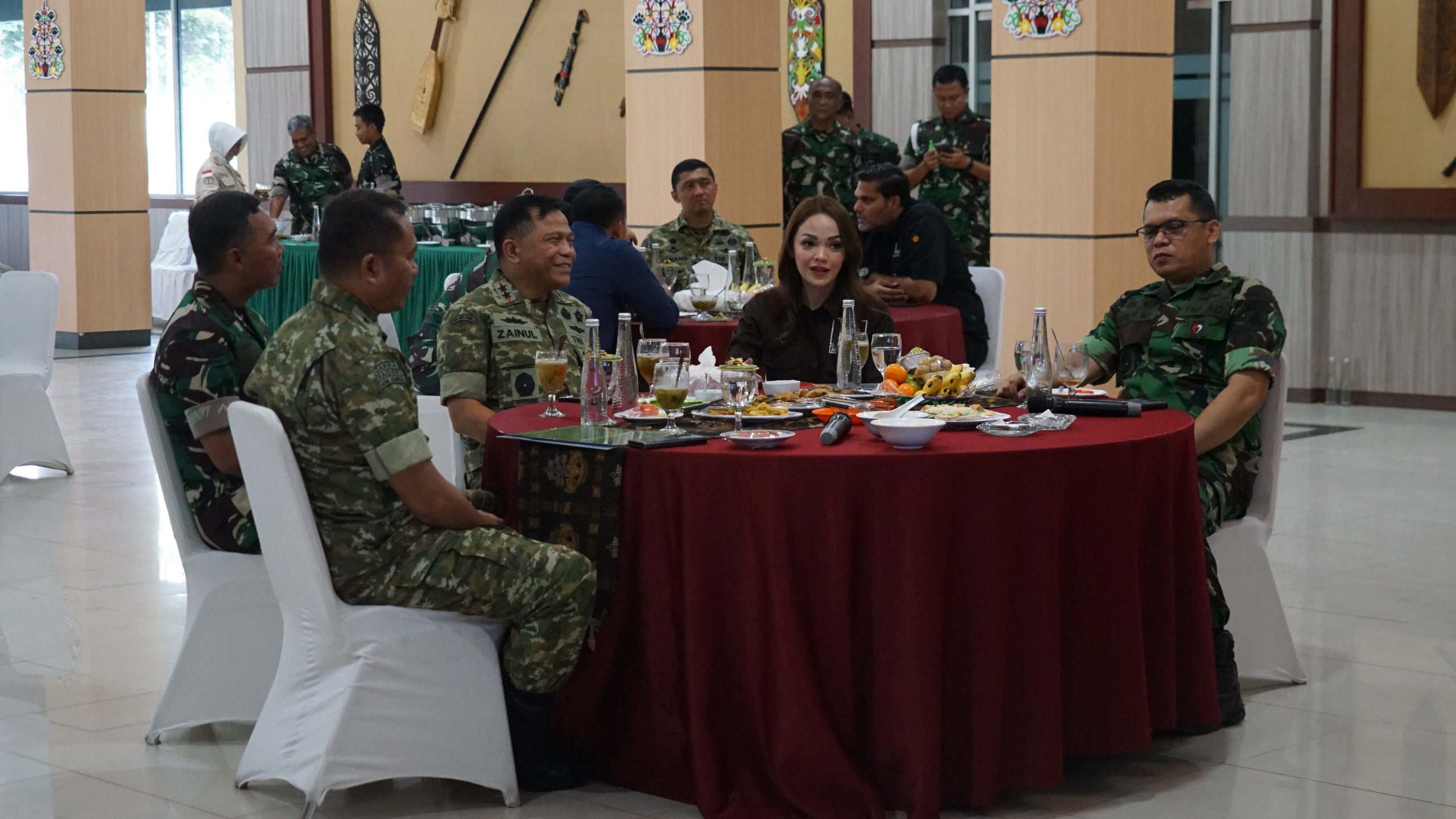 Kodam XXII/TB Terima Audensi Anggota Komisi I DPR RI