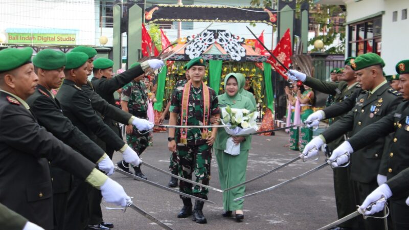 Sambut Pejabat Dandim Baru, Kodim Palangka Raya Gelar Tradisi Satuan