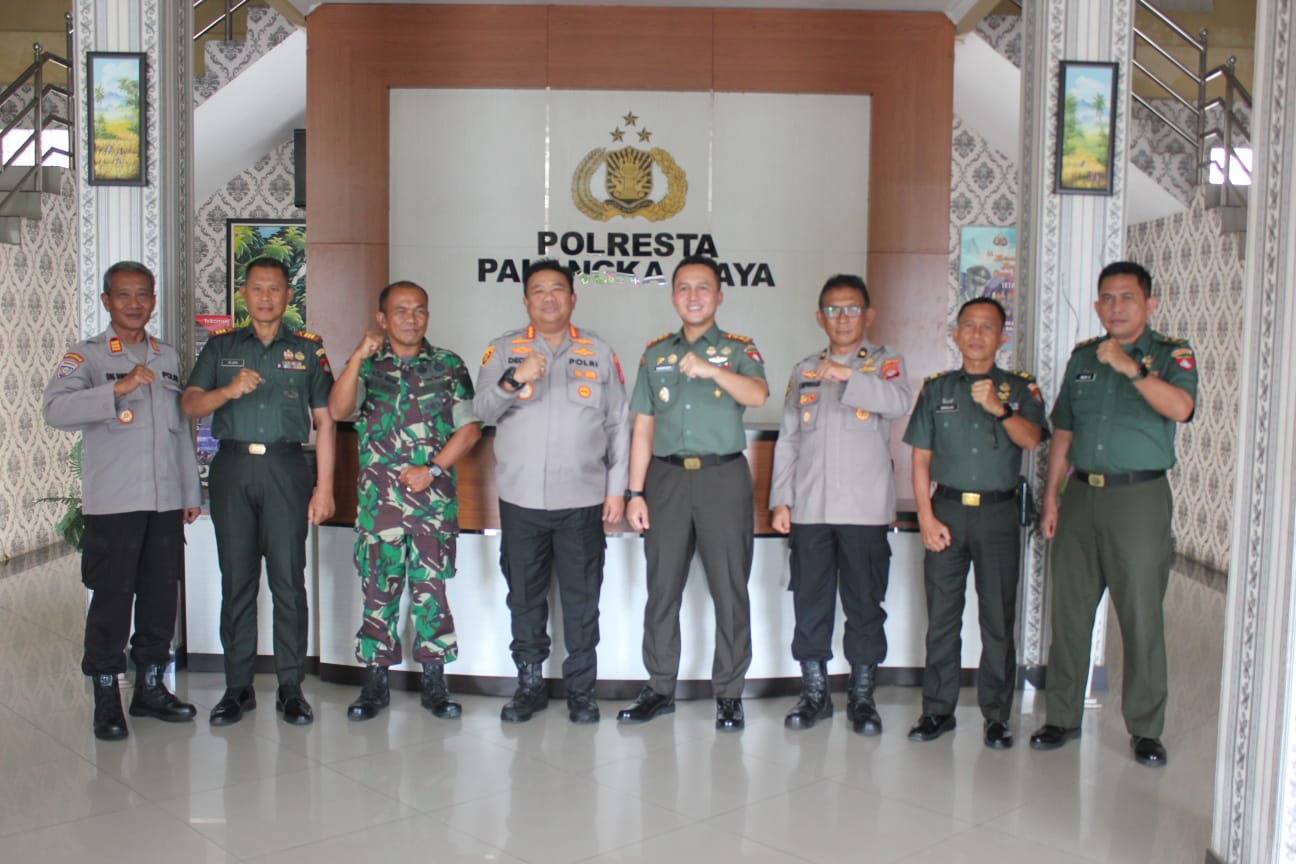 Perkuat Sinergitas, Dandim 1016/Plk Silaturahmi ke Polres Palangka Raya