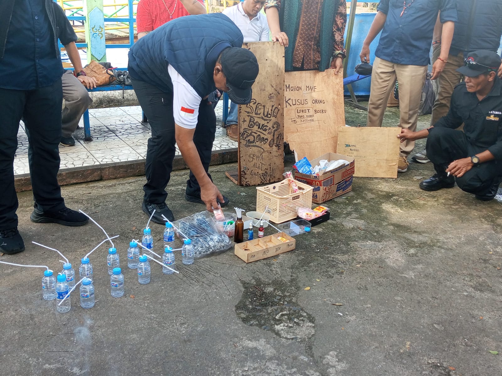 BNN Bersama GDAN Laksanakan Pemulihan Kampung Punton Dari Pengaruh Narkoba, 5 Warga Diamankan.