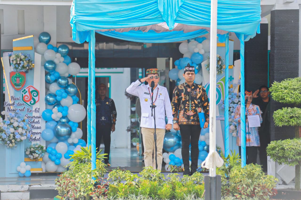 Gubernur Kalteng Agustiar Sabran Pimpin Upacara HKN ke-61 Tahun 2025