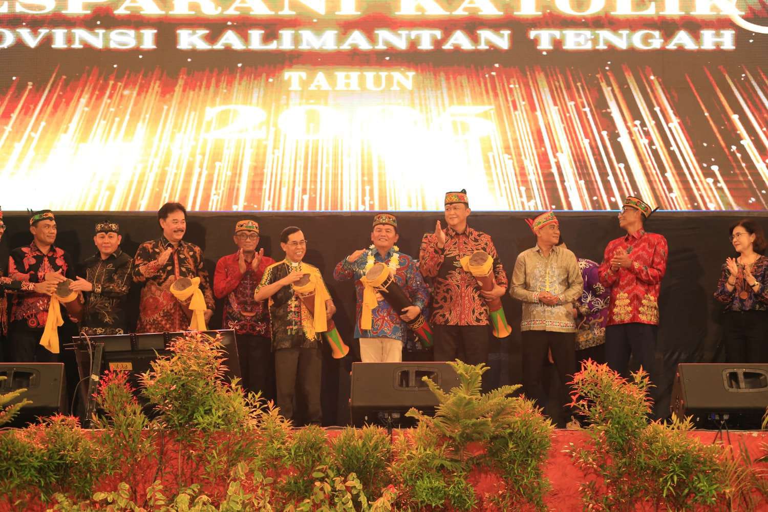 Perdana Pesparani Katolik di Buka Gubernur Kalteng.