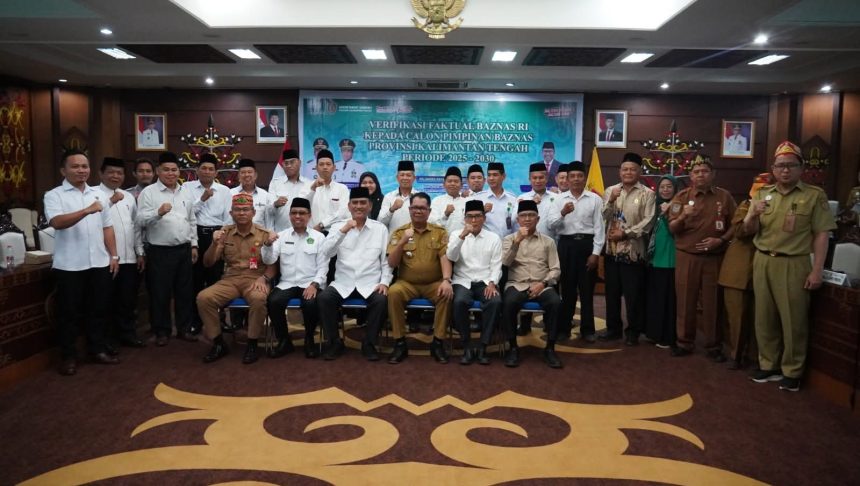 Pemerintah Kalteng Mulai Verifikasi Faktual Calon Pimpinan BAZNAS 2025–2030