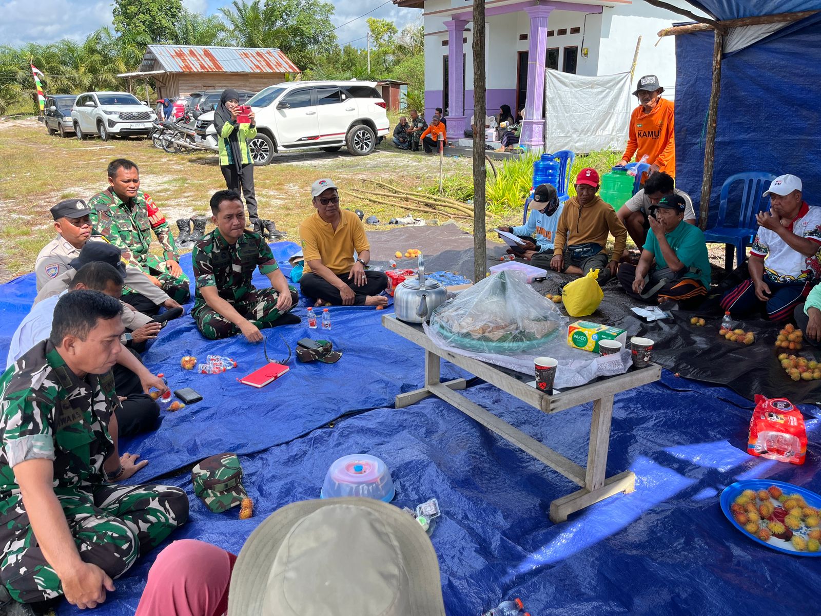 Sukseskan Ketahanan Pangan, Dandim 1016 Plk Hadiri Penanaman Padi Gogo 