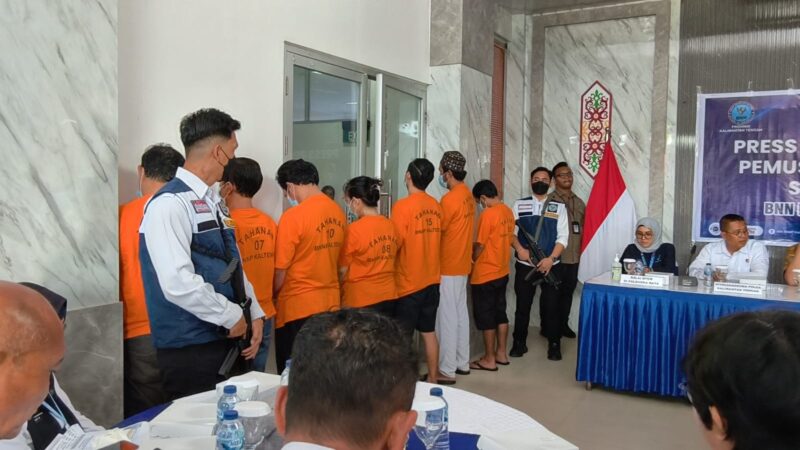 BNNP Prov. Kalteng Telah Ungkap 42 Kasus Tindak Pidana Narkotika, Selama Tahun 2025.