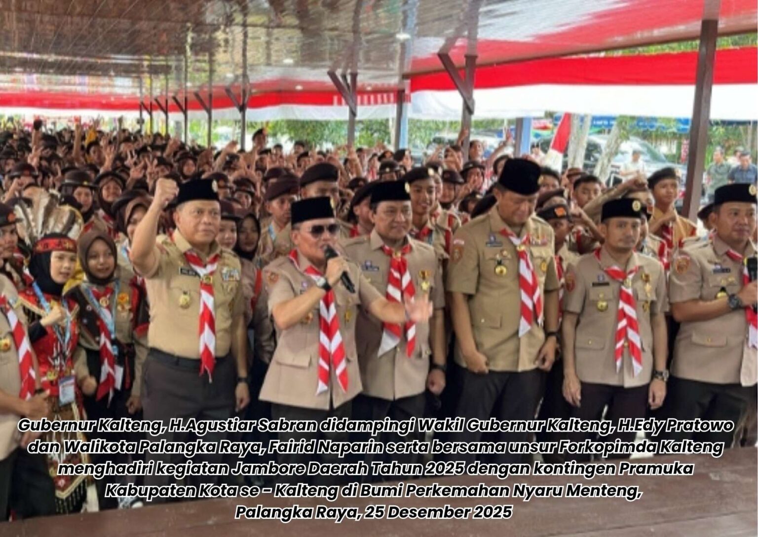 Ka Kwarda Kalteng Buka Jambore Daerah 2025