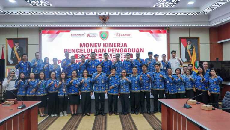 Diskominfosantik Kalteng Gelar Monev SP4N-LAPOR! 2025.