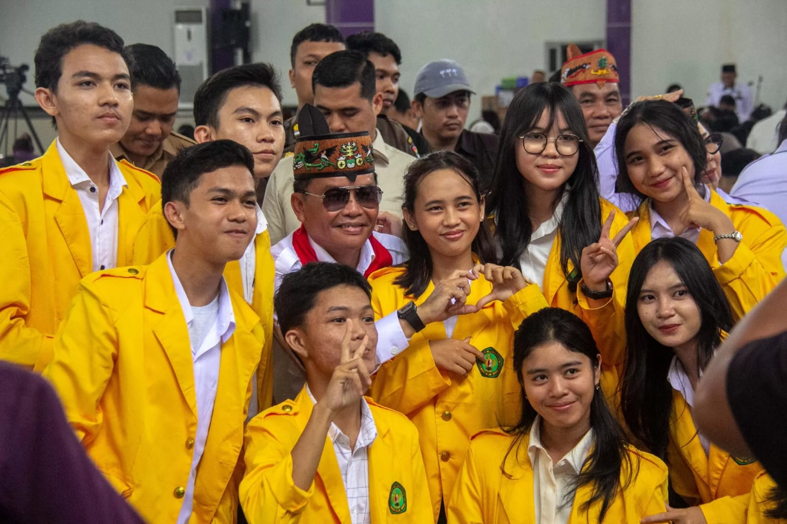 Gubernur Agustiar Sabran, Perkuat Sinergi Bersama Mahasuswa.