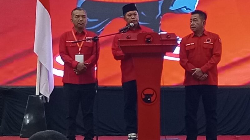 Yohanes Di Lantik Jadi Pimpin PDI Perjuangan Kalteng.