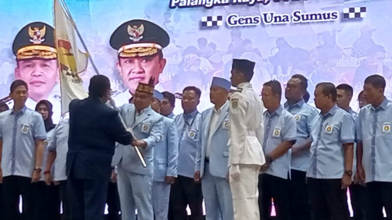Prof.Dr.Andrea Elia Embang Resmi Pimpin Pengprov PERCASI Kalteng 2025-2029.