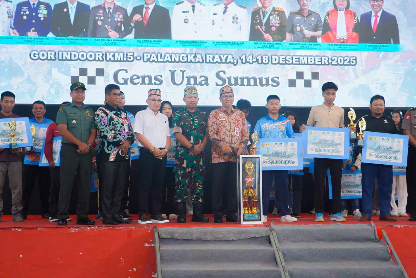 Di Tutup Plt.Sekda Kalteng Open Turnamen Catur Gubernur Cup.