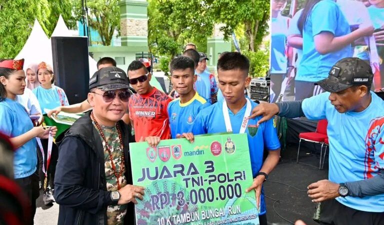 Peringati Hari Bela Negara dan Hari Juang TNI AD, Gubernur Kalteng Hadiri Tambun Bungai Run