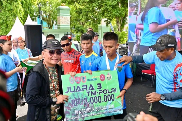 Peringati Hari Bela Negara dan Hari Juang TNI AD, Gubernur Kalteng Hadiri Tambun Bungai Run
