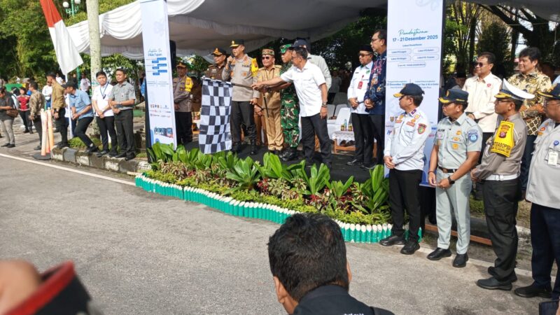 Gubernur Agustiar Sabran Lepas Angkutan Nataru Gratis Tahun 2025