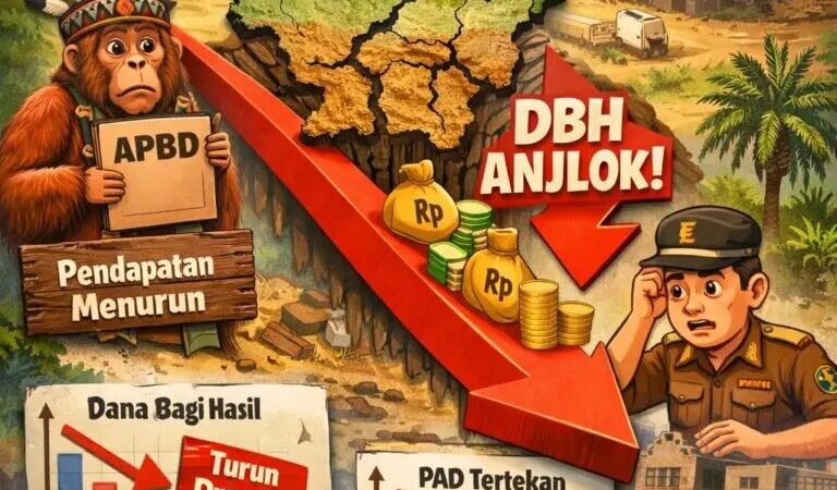 Dana Bagi Hasil Sumber Daya Alam Kalteng Turun Drastis.