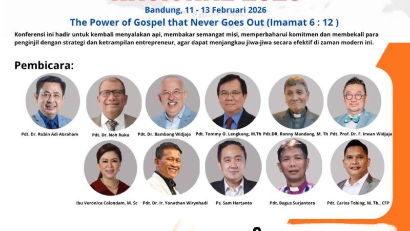 Konferensi Penginjil Nasional 2026 PGLII : Api yang Tak Pernah Padam