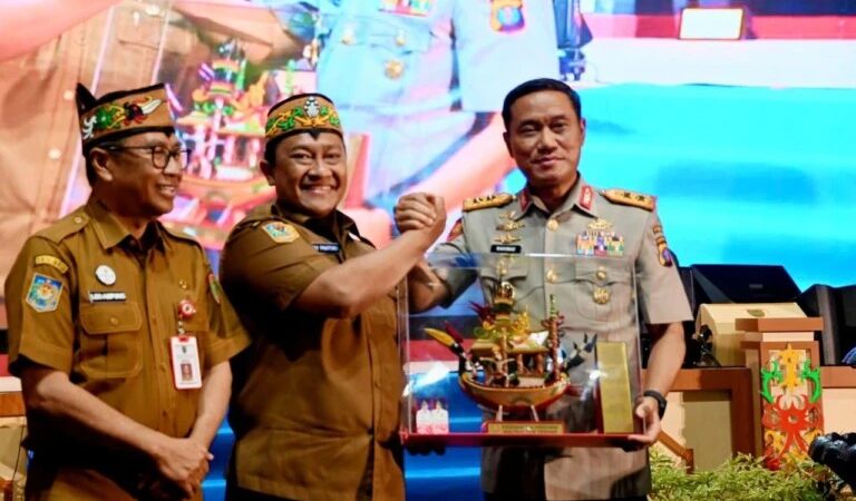 Wagub, Wakapolda Baru Diminta Dukung Program Kalteng Berkah Maju Sejahtera.