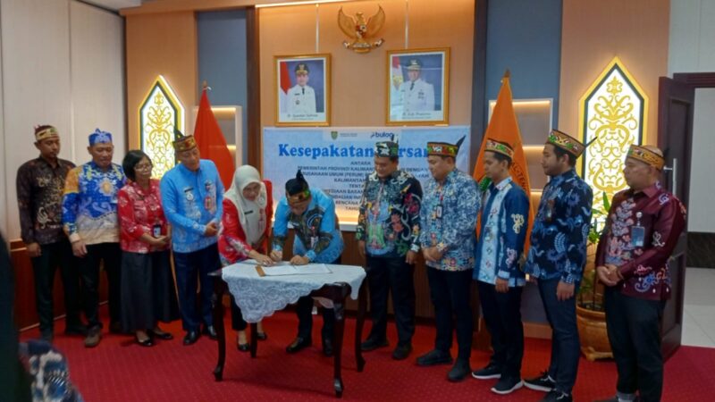 Pemprov dan Bulog Tandatangani MuO Ketersediaan Bahan Pokok.