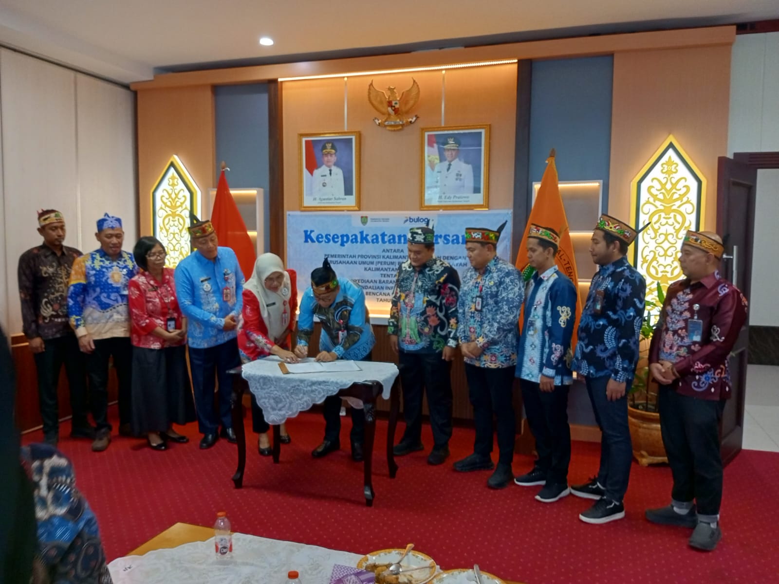 Pemprov dan Bulog Tandatangani MuO Ketersediaan Bahan Pokok.