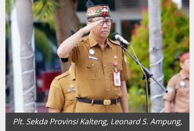 Pimpin Apel, Plt. Sekda Kalteng Tegaskan Disiplin dan Kesiapan Penerapan Kartu Huma Betang Sejahtera.