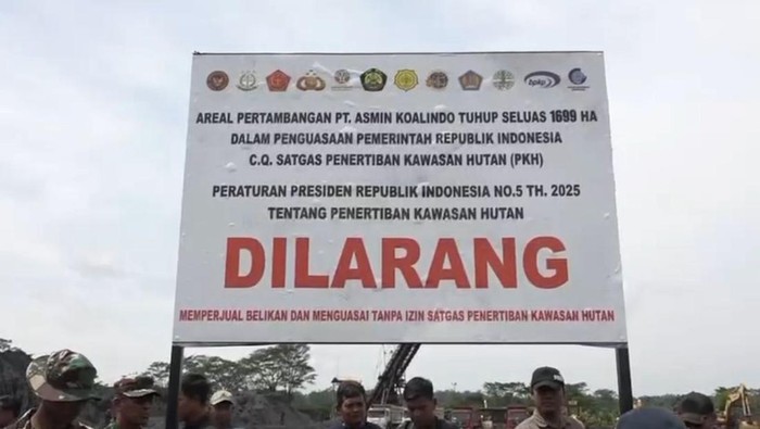 Satgas PKH Sita Lahan Pertambangan di Kalteng Seluas 1.699 Ha.