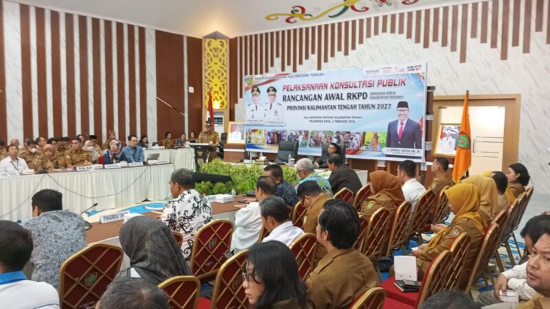 Rencana Pembangunan 2027 Kalteng di Konsultasikan ke Publik.