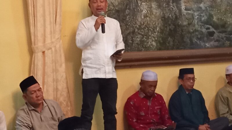 Edy Raya Syansuri, Berharap Silaturahmi Bisa Dijauhkan Dari Bala.