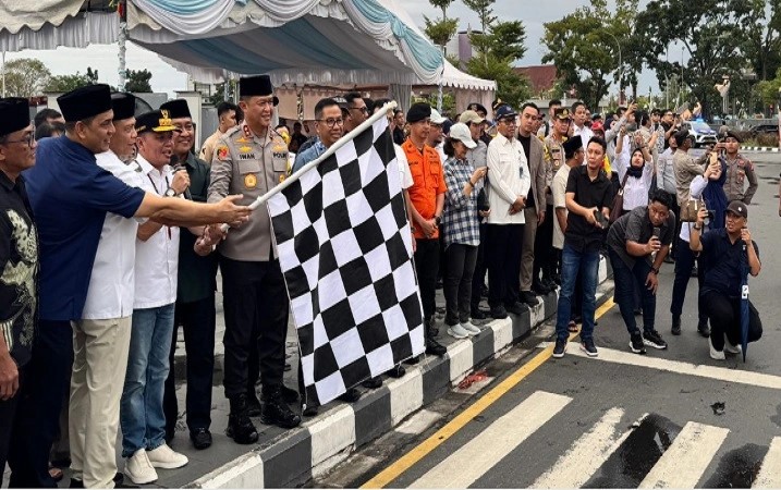 Gubernur Lepas 18 Unit.Bus Angkutan Mudik Lebaran Gratis.