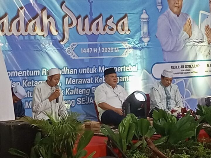 Perkuat Keimanan dan Persatuan Menuju Kalteng Makin Maju Makin Bekah, Dinas PUPR Bukber.