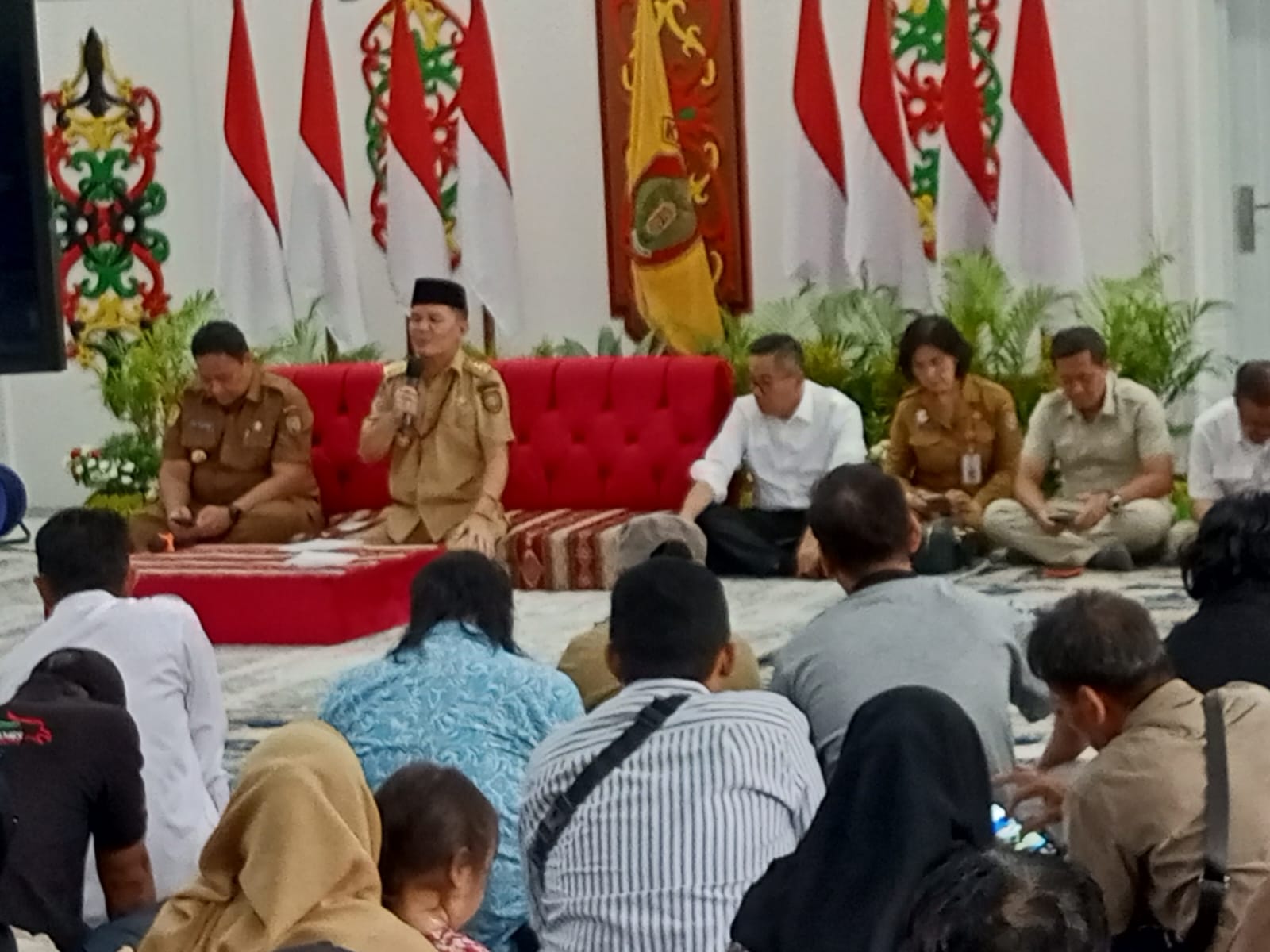 Gubernur dan Wagub Sosialisasi Kartu Huma Betan Ke Insan Pers dan Ormas.