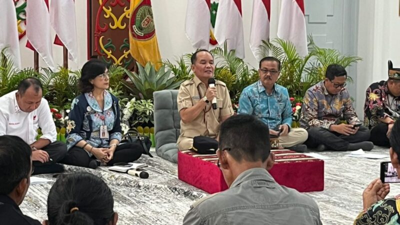Penambang Rakyat Temui Gubernur Minta Kemudahan Ijin WPR.